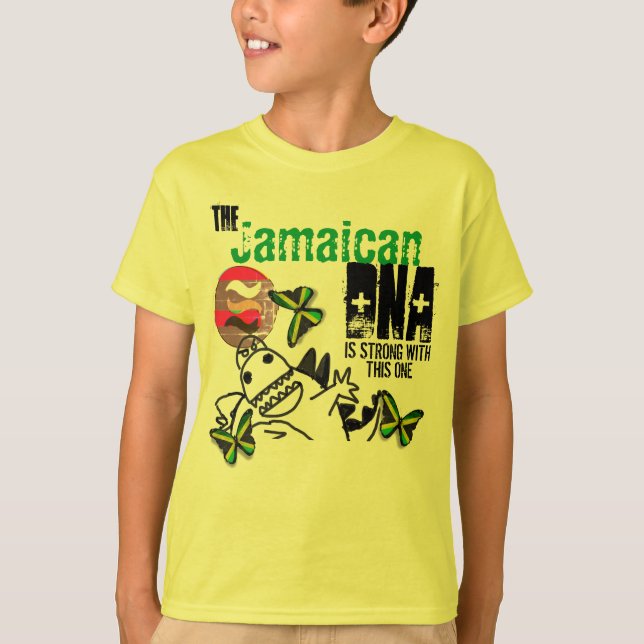  Camisa do DNA jamaicana  (Frente)