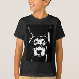 Camisa do Doberman - t-shirt da obscuridade dos