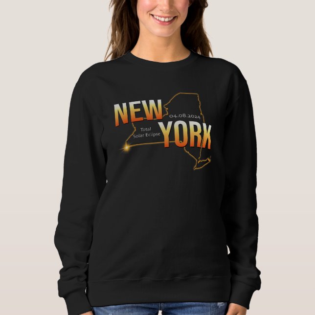 Camisa do Eclipse Americano 2024 Nova York EUA Ecl (Frente)
