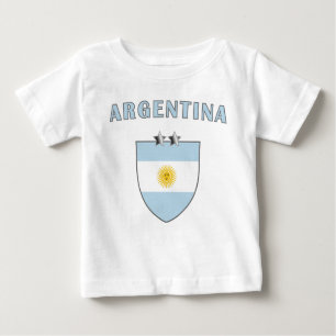 Camisa do emblema de Argentina