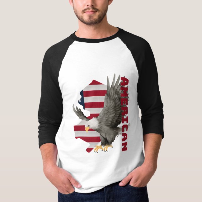 Camisa do emblema dos EUA (Frente)