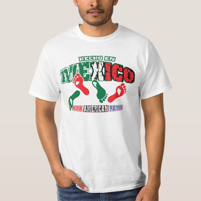 Camisa do en México de Hecho - camisas engraçadas (Frente)