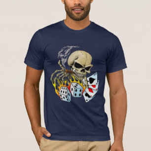 Camisa do esqueleto do negociante da morte