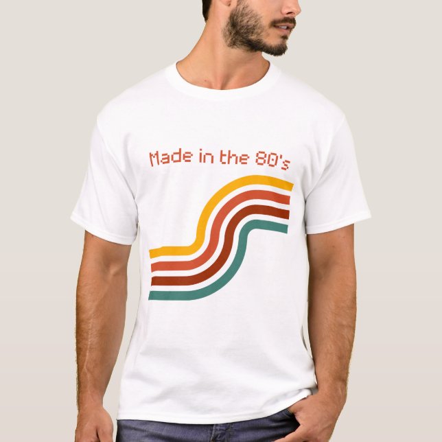 Camisa do estilo "Made in the anos 80" (Frente)