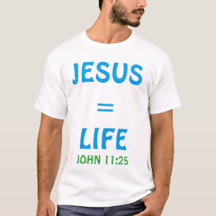Camisa do evangelismo da vida e da morte