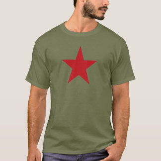Camisa do Exército Verde da Estrela Vermelha
