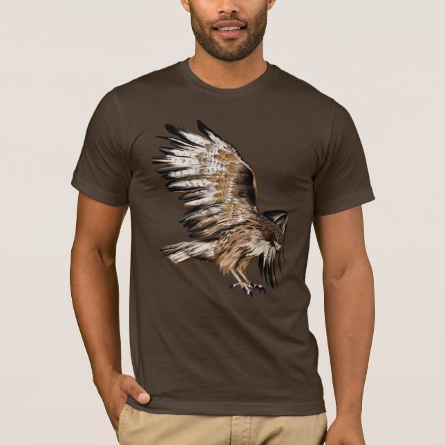Camisa do falcão do vôo (Frente)