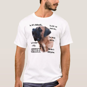 Camisa do FAQ do Mastiff do abricó