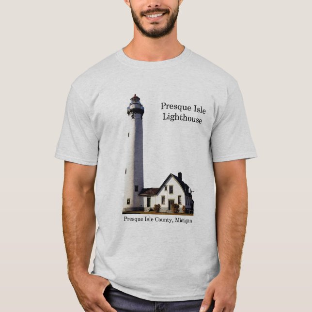 Camisa do farol da ilha de estreito (Frente)