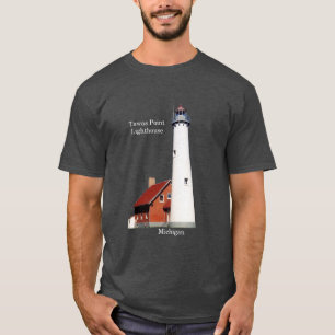 Camisa do farol Tawas Point escuro