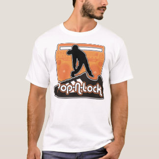 Camisa do fechamento do pop n