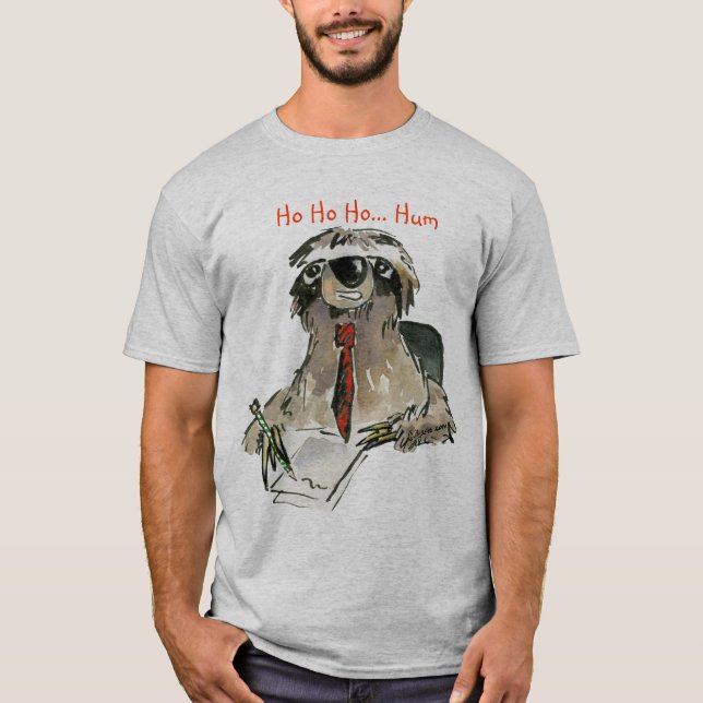 Camisa do feriado T da preguiça dos desenhos (Frente)