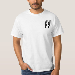 Camisa do Festival Personalizável de Formas Pretas