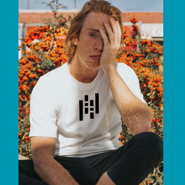 Camisa do Festival Personalizável de Formas Pretas (Criador carregado)