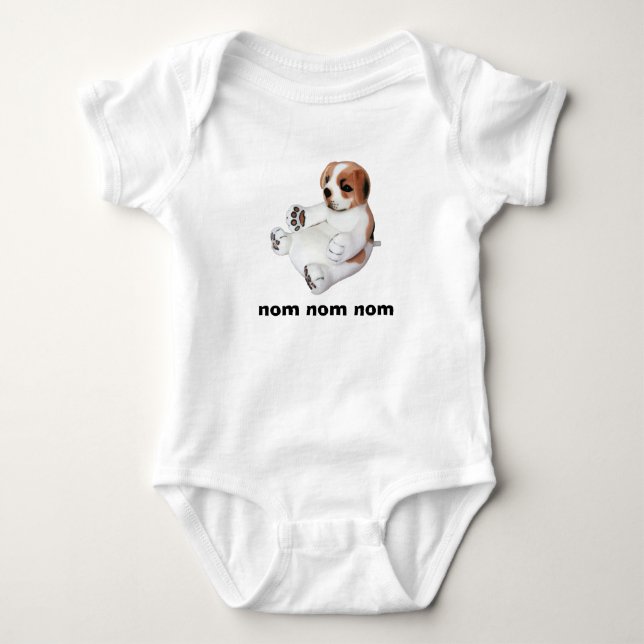 Camisa do filhote de cachorro de Nom Nom Nom (Frente)