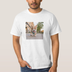 camisa do filhote de cachorro do corgi