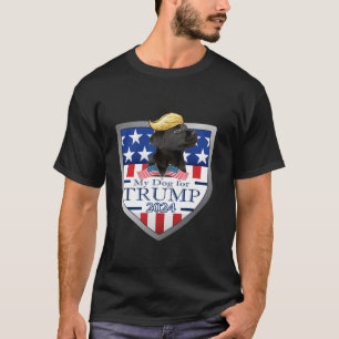 Camisa do filhote de laboratório preto