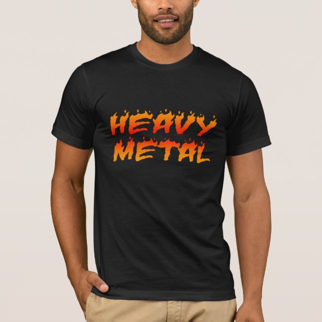 Camisa do fogo do metal pesado (Frente)