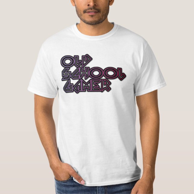 Camisa do Gamer da velha escola (Frente)