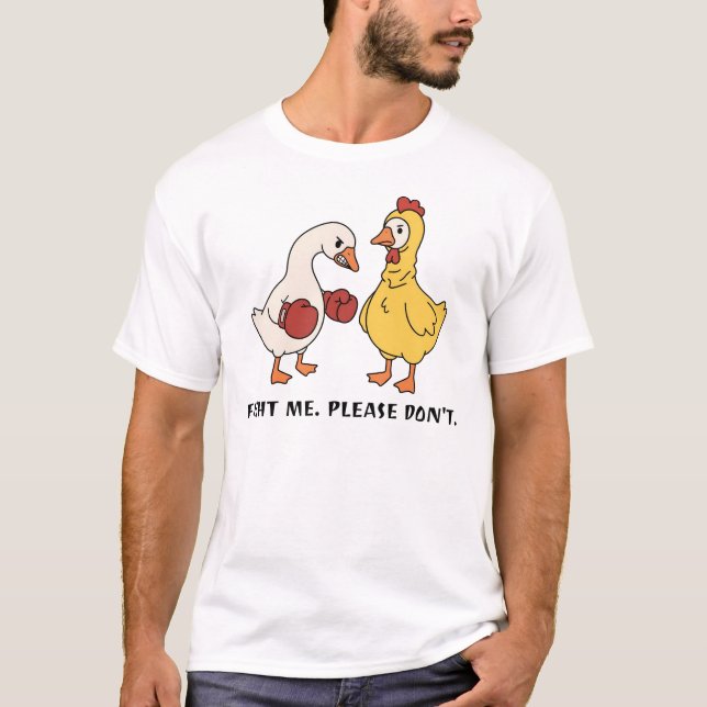 Camisa do Ganso Engraçado, Presente Sarcástico de  (Frente)