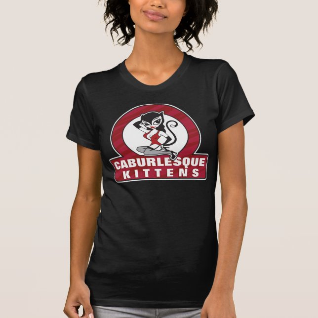 Camisa do Gatinho do Mama - preto (Frente)