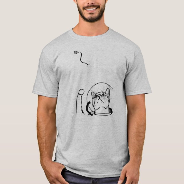 Camisa do gato do astronauta (Frente)