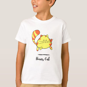 Camisa do gato dos desenhos animados do