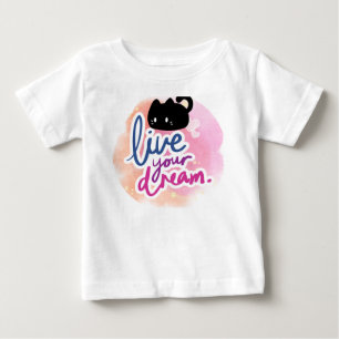camisa do gato e design de sonho