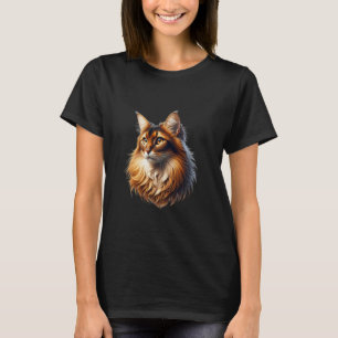 Camisa do Gato Somali & Maine Coon - Arte Felina P
