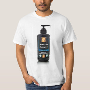 Camisa do gel de cabelo