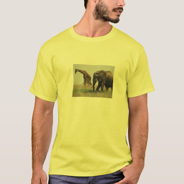 camisa do girafa e do elefante (Frente)