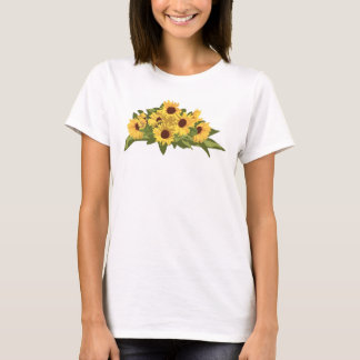 Camisa do girassol do KRW Ladie
