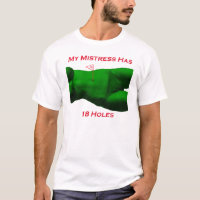 Camisa do golfe de 18 furos
