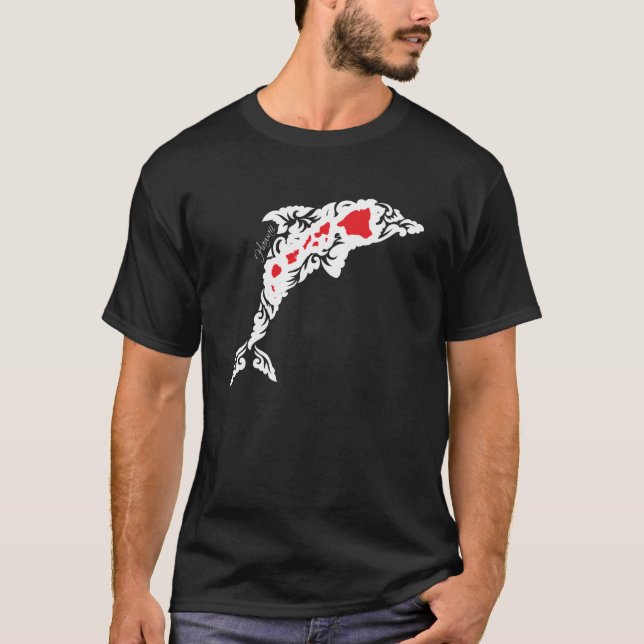 Camisa do golfinho das ilhas de Havaí (Frente)