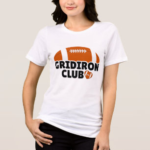 Camisa do Gridiron Club Camisa Retro do Clube de F