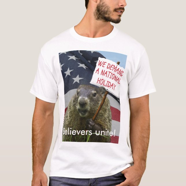 camisa do groundhog (Frente)