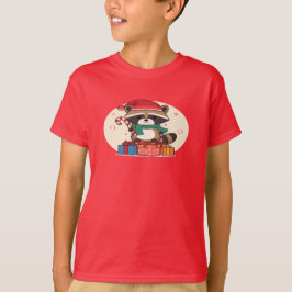 Camisa do Guaxinim de Natal Jimothy