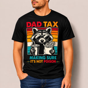 Camisa do Guaxinim Imposto do Papai Presente do Di