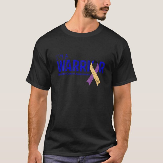 Camisa do Guerreiro de Sensibilização do Cancer da (Frente)