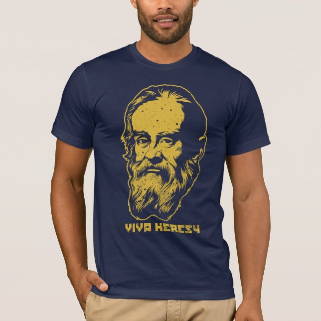 Camisa do heresia de Galileo "Viva" (Frente)