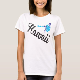 Camisa do hibiscus da flor de Havaí