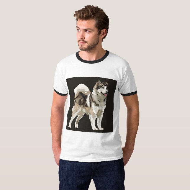 Camisa do Homem-Cão Desenho do rouco (Frente Completa)
