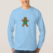 Camisa do Homem de Biscoito de Gengibre