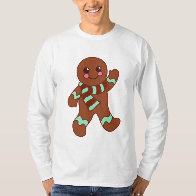 Camisa do Homem de Biscoito de Gengibre (Frente)