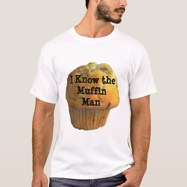 Camisa do homem de muffin (Frente)