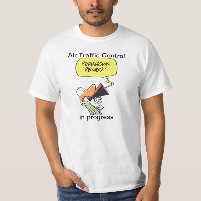 Camisa do humor da aviação de controlador aéreo (Frente)