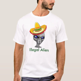 Camisa do imigrante ilegal T