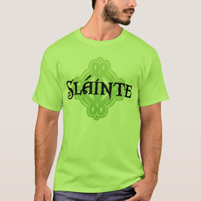 Camisa do irlandês Slainte (Frente)