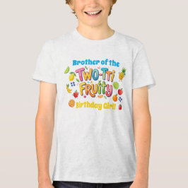 Camisa do Irmão da Menina do Aniversário Twotti Fr