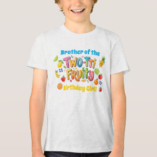 Camisa do Irmão da Menina do Aniversário Twotti Fr